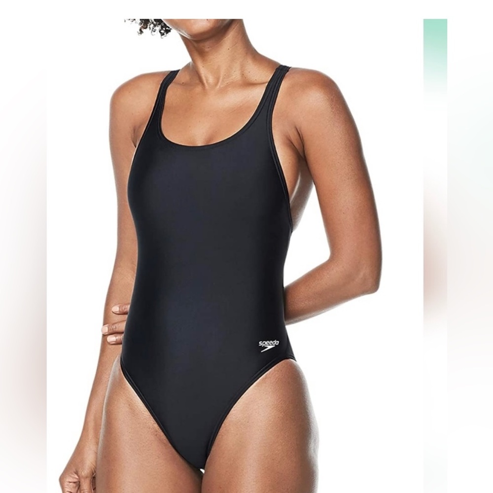 Speedo Women's Swimsuit One Piece Pro LT Solid Adult Sz 6/32. NWT  black